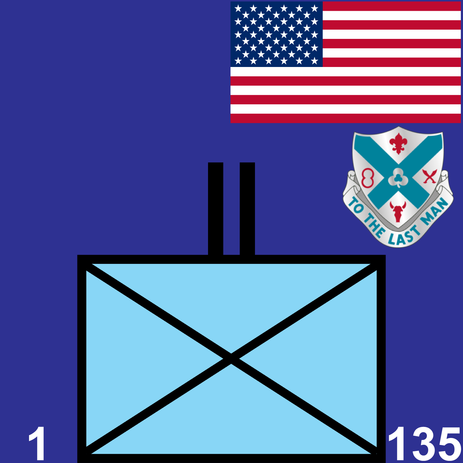 1st Battalion, 135th Infantry Regiment icon